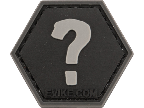 Operator Profile PVC Hex Patch - Alphabet Series (Model: Question Mark)