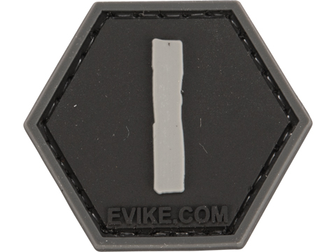 Operator Profile PVC Hex Patch - Alphabet Series (Model: I)