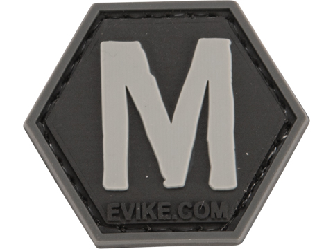 Operator Profile PVC Hex Patch - Alphabet Series (Model: M)