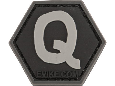 Operator Profile PVC Hex Patch - Alphabet Series (Model: Q)