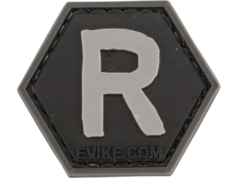 Operator Profile PVC Hex Patch - Alphabet Series (Model: R)