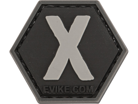 Operator Profile PVC Hex Patch - Alphabet Series (Model: X)