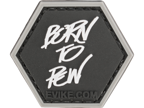 Operator Profile PVC Hex Patch Catchphrase Series 5 (Style: Born to Pew / Black)