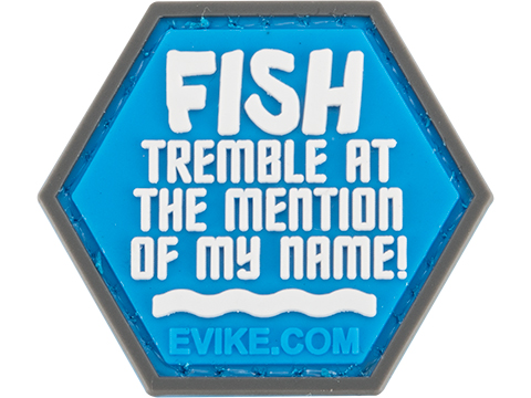 Operator Profile PVC Hex Patch Fishing Series (Style: Fish Tremble)