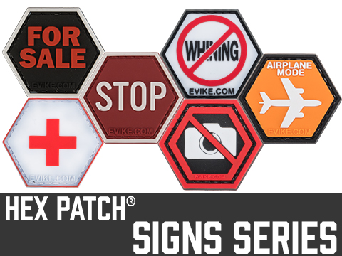 Operator Profile PVC Hex Patch Signs Series (Type: Red Cross)