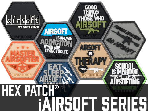 Operator Profile PVC Hex Patch iAirsoft Series 1 (Model: Phrases / Airsofting is Importanter)