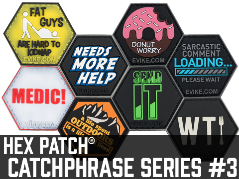 Operator Profile PVC Hex Patch Catchphrase Series 3 (Style: Love Women / Guns)