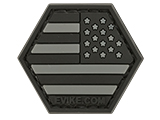 Operator Profile PVC Hex Patch American Flag Series (Color: SWAT / Reverse)