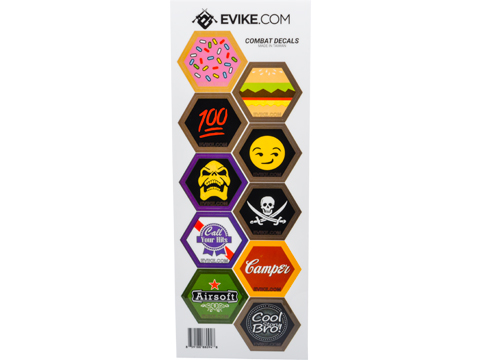 Evike.com Operator Profile Vinyl Hex Decals (Style: Pop Culture)