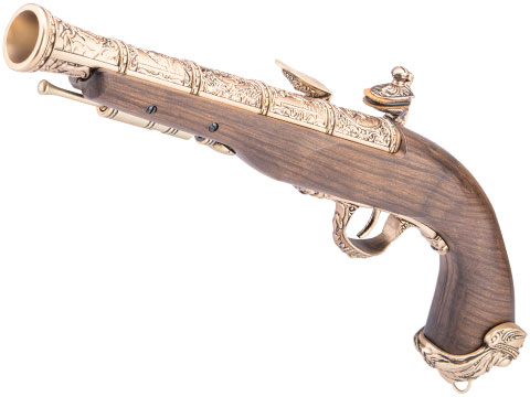 HFC 19th Century Flintlock Pirate 4.5mm / .177cal Air Pistol (Color: Gold / CO2)
