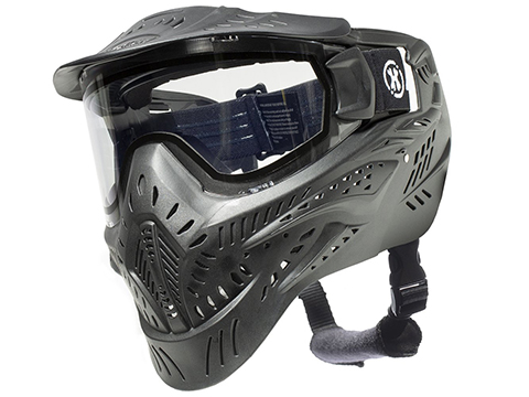 HK Army HSTL Full Face Mask with Thermal Goggle Lens (Color: Black)