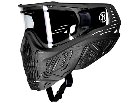 HK Army HSTL Skull Full Face Goggle (Color: Black / Ice Lens)