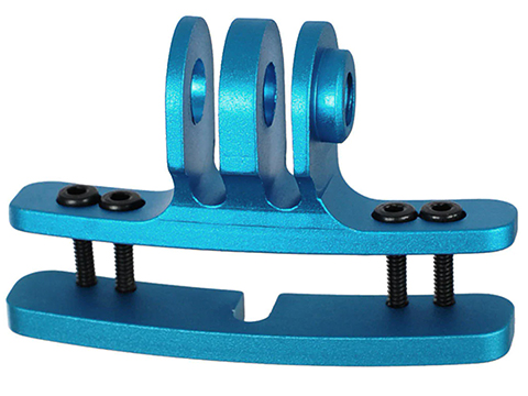 HK Army CNC Aluminum GoPro Mount for Paintball Goggles (Color: Blue)