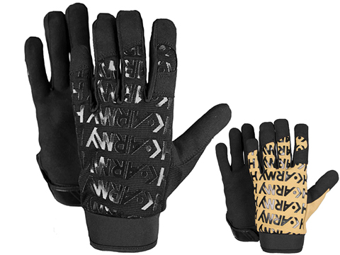 HK Army HSTL Series Full Fingered Gloves (Color: Black /  Medium)