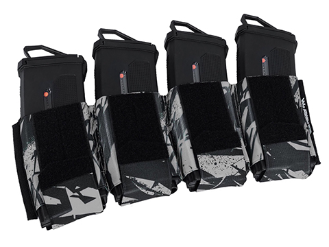 HK Army Hostile Series AR Mag Cell Pouch (Color: Grey / 4 Cell)