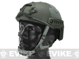 6mmProShop Advanced High Cut Ballistic Type Tactical Airsoft Bump Helmet (Color: Foliage Green / Medium - Large)