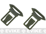 Emerson Replacement Standard Strap Clips for Bump Helmet Rails (Color: OD Green)