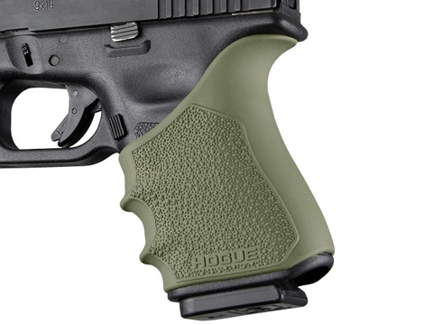 Hogue HandAll Beavertail Handgun Grip Sleeve (Color: OD Green / GLOCK 19 Gen 3 & 4)