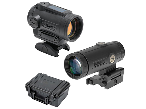 HOLOSUN EVO Red Dot Advanced Rifle Optic and HM3X Magnifier Set w/ Hard Case