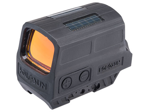 HOLOSUN HE512T Solar + Battery Powered Enclosed Reflex Optical Sight (Model: Red Reticle)