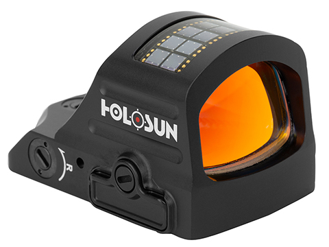 HOLOSUN HS407C X2 Solar + Battery Powered Micro Dot Reflex Sight w/ Dot Reticle 