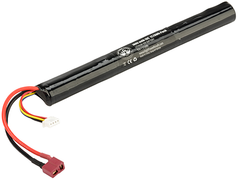 High Powered Airsoft 11.1v 1600mAh 15C Stick Type Li-Ion Battery (Connector: Standard Deans)