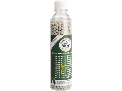 High Power Airsoft (HPA) US Lab Tested Precision Biodegradable 6mm Airsoft BBs (Model: .48g / 1500rds)