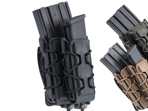 HSGI Polymer Double Decker TACO V2 Single Rifle and Pistol Magazine Pouch w/ U-Mount 