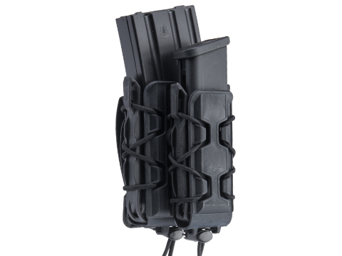 HSGI Polymer Double Decker TACO V2 Single Rifle and Pistol Magazine Pouch w/ U-Mount (Color: Black)