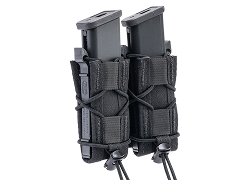 HSGI Double Pistol TACO Modular Pistol Magazine Pouch (Color: Belt Mount / Black)