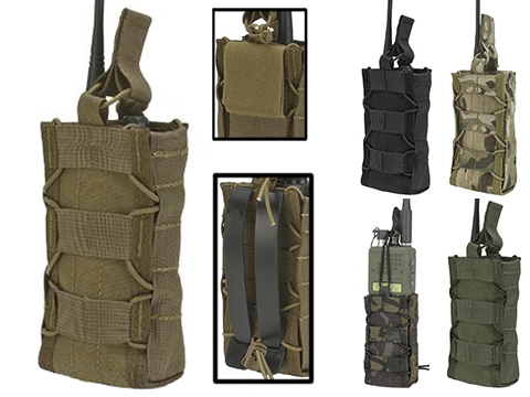 HSGI High Speed Gear Radio Pop-Up Radio Pouch (Color: Coyote / MOLLE Mount)