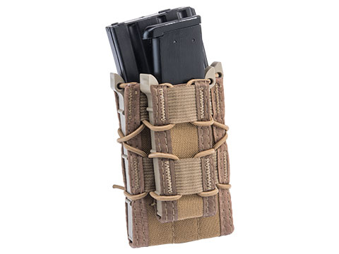 HSGI Double Decker TACO� LT Modular Single Rifle and Pistol Magazine Pouch Belt Mounted (Color: Coyote Brown)