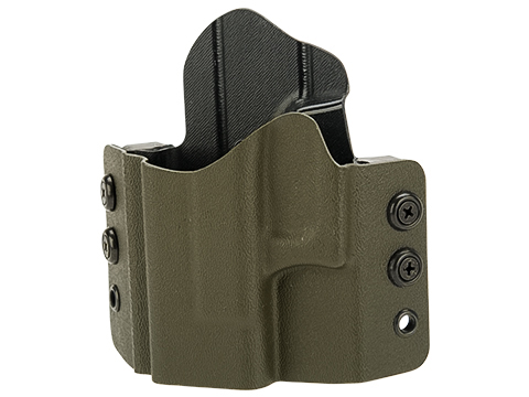 High Speed Gear Inc OWB Kydex Holster for Glock Pistols (Model: Glock 26 27 28 33 / Left Hand / Olive Drab)