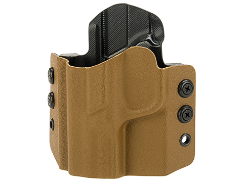 High Speed Gear Inc OWB Kydex Holster for S&W M&P Pistols (Model: M&P Compact 9mm and 40 cal / Left Hand / Coyote Brown)