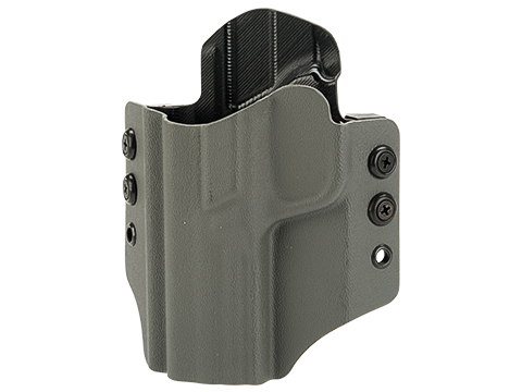 High Speed Gear Inc OWB Kydex Holster for S&W M&P Pistols (Model: M&P Full Size 9mm, .40, .45 and .45 Compact / Left Hand / Wolf Grey)