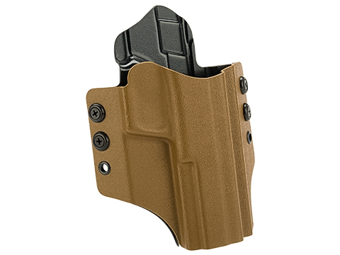 High Speed Gear Inc OWB Kydex Holster for S&W M&P Pistols (Model: M&P 9mm and 40 cal Extended Slide / Right Hand / Coyote)