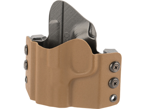 High Speed Gear Inc OWB Kydex Holster for S&W M&P Pistols (Model: M&P Shield 9mm / Left Hand / Coyote)