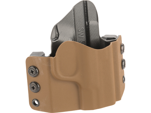 High Speed Gear Inc OWB Kydex Holster for S&W M&P Pistols (Model: M&P Shield 9mm / Right Hand / Coyote)