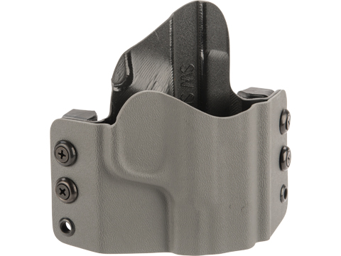 High Speed Gear Inc OWB Kydex Holster for S&W M&P Pistols (Model: M&P Shield 9mm / Right Hand / Wolf Grey)