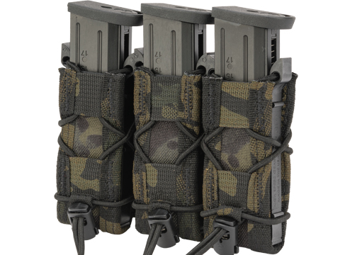 HSGI Triple Pistol TACO Modular Pistol Magazine Pouch (Color: MOLLE / Black Multicam)