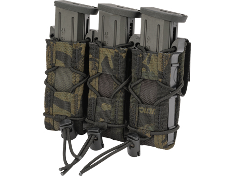 HSGI Triple Pistol TACO Modular Pistol Magazine Pouch (Color: Belt Mount / Multicam Black)