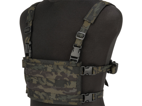 HSGI Light Chest Rig MOLLE Platform (Color: Multicam Black), Tactical ...