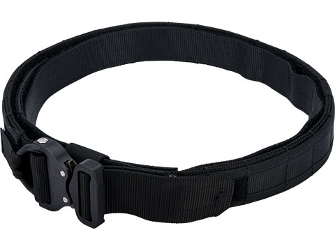 HSGI 1.75 Operator Belt w/ Cobra Buckle and Inner Belt (Color: Black / Large)