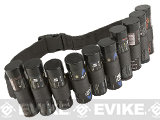 Enola Gaye Hang Ten Belt / Bandolier for Airsoft Smoke Grenades (Color: Black)