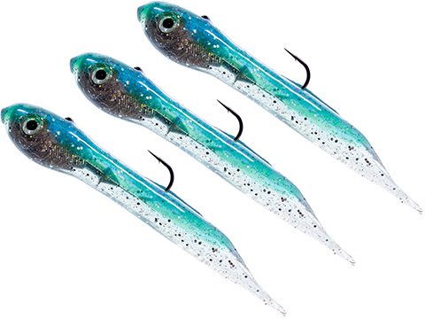 Hook Up Baits Handcrafted Soft Fishing Jigs (Color: Mint / 3 / 1/4 oz)