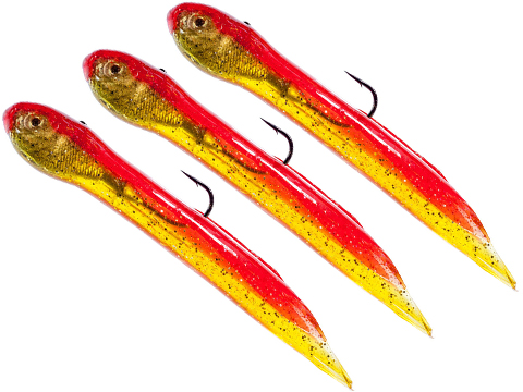 Hook Up Baits Handcrafted Soft Fishing Jigs (Color: Red Crab / 3 / 1/4 oz)
