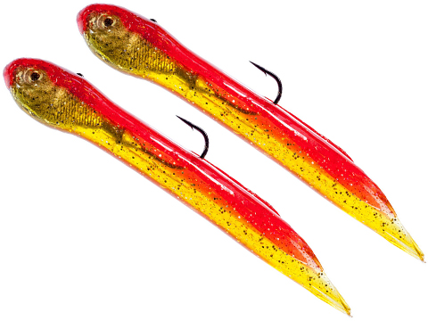 Hook Up Baits Handcrafted Soft Fishing Jigs (Color: Red Crab / 4 / 3/8 oz)