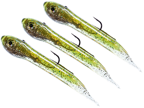 Hook Up Baits Handcrafted Soft Fishing Jigs (Color: Sardine Green Silver / 2 / 1/16 oz)