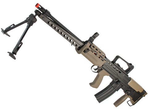 ICS Full Metal L86A2 British Military Full Size Airsoft AEG Rifle