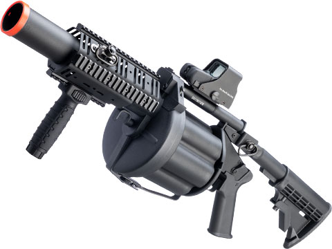 ICS MGL Full Size Airsoft Revolver Grenade Launcher (Color: Black Gen.2)